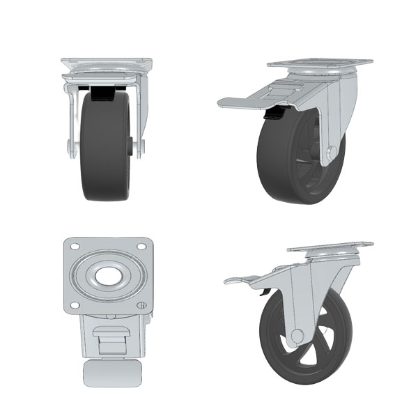 3'' CASTOR WHEEL (WITH BREAK)